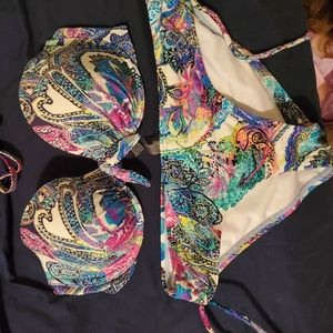 Vs paisley bikini with convertible straps